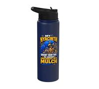 Hyacinth Macaw Mulch Parrot Owner Stainless Steel Insulated Water Bottle