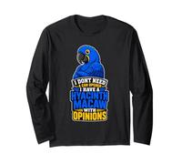 Hyacinth Macaw Opinions Parrot Owner Long Sleeve T-Shirt