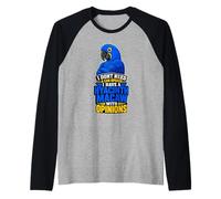 Hyacinth Macaw Opinions Parrot Owner Raglan Baseball Tee