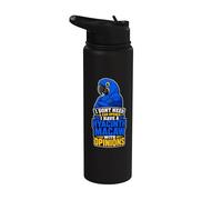 Hyacinth Macaw Opinions Parrot Owner Stainless Steel Insulated Water Bottle