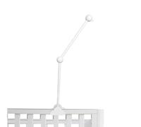 Hyacinthy Baby Cot Mobile Arm, Clouds Design Wooden Cot Mobile Holder for Babies, Hanging Adjustable DIY Baby Mobile Stand, Crib Mobiles Arm Bed Bell for Baby Cot, Baby Nursery Accessories Décor