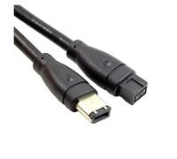 HYAGBCOP 9 PIN / 6 FireWire 800 1394 400 9-6 Cable IEEE 1394B 1.8m 6FT 180cm Black 300cm 5m(0.6m)
