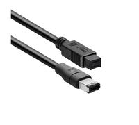 HYAGBCOP Data Cable IEEE1394 6 to 9P Firewire 800 to 400 a B Double Shielded Anti-interference 2 m Computer Peripheral(3 m, 9Pin to 6Pin)