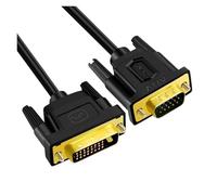 HYAGBCOP DVI to V/GA Cable Active, Suitable for HDTV PC Hosts, Laptops, Monitors, and Projectors(1.8m)