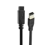 HYAGBCOP IEEE 1394 800 to 400 Firewire Cable 9pin to 9pin/6pin/4pin Data 180cm 300cm 450cm Cable(180cm,1394 9-6)