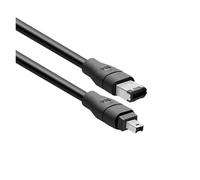 HYAGBCOP IEEE1394 Data Cable 6-9P Firewire 800-400 a to B Double Shielded Anti-Interference 2m Computer Peripherals (1.8m, 6pin to 4pin)