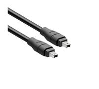 HYAGBCOP IEEE1394 Data Cable 6-9P Firewire 800-400 a to B Double Shielded Anti-Interference 2m Computer Peripherals (1.8m, 4pin to 4pin)