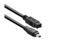 HYAGBCOP IEEE1394 Data Cable 6 to 9P Firewire 800 to 400 a to B Double Shielded Anti-Interference 2m Computer Peripheral(5m,9Pin to 4Pin)