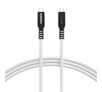 HYairspy Thunderbolt 4 Cable USB 4 Cable 1m - 40Gbps & 240W Fast Charge, 5A Braided USB-C to C with 8K@60Hz - Compatible MacBook, iPhone 16/15, iPad, SSD, Docking, eGPU