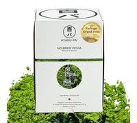 Hyaku-Pa Organic Matcha Powder 80% & Sencha 20%, Premium Japanese Green Tea, No Brew-Cold Brew, Sencha Leaves, Focus, Zen & Sport, 9 Paper Tubes (27 Freshness Sachets, 67.5g)