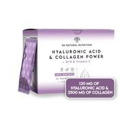 Hyaluronic Acid 120mg + Collagen 2500mg + Vitamin C + coq10. Collagen Supplements for Women. High Dosage. Blueberry Flavour. Reduces Wrinkles, Moisturises and Rejuvenates. N2 Natural Nutrition