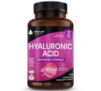 Hyaluronic Acid + Biotin & Vitamin C Advanced formula 600mg, 120 Capsules, Hair, Skin, Collagen, Vegan, High Strength, Non GMO, UK Made