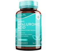 Hyaluronic Acid Capsules - 3 Month Supply of 600mg Hyaluronic Acid Capsules - High Dose with 500-700 KDA - GMO Free with No Synthetic Fillers or Binders - Made in The UK by Nutravita