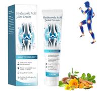 Hyaluronic Acid Joint Pain Relief Cream - Fast-Acting, Non-Greasy Formula for Back, Neck, Knees, Hands & Feet, Deep Penetrating Joint Care for Arthritis, Stiffness & Muscle Aches, Daily Relief (A)