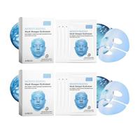 Hyaluronic Acid Moisturizing Mask - Long-lasting hydration, relieves dryness and tightness, soothes sensitive skin, nourishes skin, leaving it refreshed, comfortable, smooth, and delicate (4 sheets)