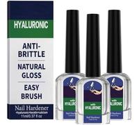 Hyaluronic Acid Nail Care with Vitamin E & Jojoba Oil, Intense Moisture Treatment for Hydrated, Strong Nail - Reduces Brittle Nails, Brittle Nails Repair & Healthy Growth for Men & Women (3PCS)