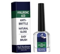Hyaluronic Acid Nail Hardener - 10ml Steel Nail Hyaluronic Acid, Weak Nails with Keratin & Calcium, Fast-Drying Clear Formula, Steel