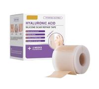 Hyaluronic Acid Nano Microneedle Repair Tape, Reusable Scar Removal Treatment Tape, Silicone Tape for Scars, Soft & Comfortable for All Skin Types (1Box)