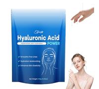 Hyaluronic Acid Powder, DIY Hyaluronic Acid Powder Pure for Face, Water Soluble Tightening Helps Lift, Plump, & Firm Sagging for Face - 5.29 Oz (1)