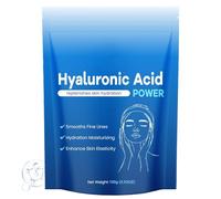Hyaluronic Acid Powder for Face, Hyaluronic Acid Powder Organic, Low Molecular Weight, Water-Soluble Moisturizing Ingredients, Deep Hydration, Moisturizing the Skin