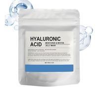 Hyaluronic Acid Powder - Hyaluronic Acid Jelly Mask for Face - Diy Facial Serum, Deep Hydration Face Powder, Low Molecular Weight, Water-Soluble for Skin Moisture, Firming, Smooths Wrinkles