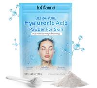 Hyaluronic Acid Powder,Pure Hyaluronic Acid Powder for Skin,Water-Soluble DIY Facial Serum for Face Hydration & Moisture | Low Molecular Weight