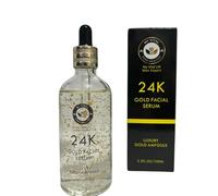 Hyaluronic Acid Serum 24K Gold, Luxurious Anti-Aging & Wrinkle Moisturizing Facial Essence with Firming Properties, 100 ml - for Radiant and Youthful Skin, by My Vital Keep Healthy