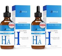 Hyaluronic Acid Serum for Face with Vitamin C & E | Microneedling Serum for Derma Roller | Anti Aging Hydrating Serum | Anti Wrinkle and Solution for Acne Scars | 60 ml (Pack of 2)