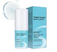 Hyaluronic Acid Serum！Thirst Burst Drops, Plump Complexion, Serum For A Radiant Complexion Instantly & Over Time, Brightening Serum for Dewy Skin, Vegan & Cruelty-Free
