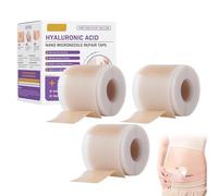 Hyaluronic Acid Silicone Scar Tape, Silicone Scar Tape,Silicone Scar & Wrinkle Tape, Collagen Scar Tape for Face, Scar Tape for All Skin Types (3 Box)
