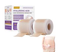 Hyaluronic Acid Silicone Scar Tape, Silicone Scar Tape,Silicone Scar & Wrinkle Tape, Collagen Scar Tape for Face, Scar Tape for All Skin Types (2 Box)