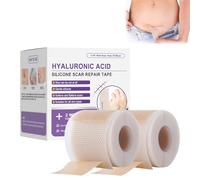 Hyaluronic Acid Silicone Scar Tape,Silicone Scar Tape,Silicone Scar & Wrinkle Tape,Scar tape for all skin types(2PCS)
