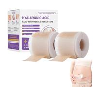 Hyaluronic Acid Silicone Scar Tape,Silicone Scar & Wrinkle Tape,Soft & Comfortable Scar Strips,Scar Tape for All Skin Type (2 Box)