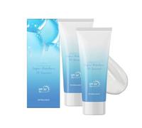 Hyaluronic Acid Watery Sun Gel, Hydrating Korean Sunscreen for Face, Super Moisture UV Essence SPF 50+ PA++++, Lightweight Non-Greasy Suncream for All Skin Types, 80g (2pc)