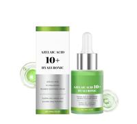 Hyaluronic Serum Azelaic Acid 10% Soothing & Hydrating for Sensitive Redness Prone Skin Anti Redness, Moisture Plumping, Vegan Skincare, Ideal for Daily Routine 30ml