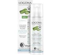 Hyaluronic Serum by Logona Natural Cosmetics with Highly Concentrated Organic Aloe Vera and Hyaluronic Acid, Hydro Fluid Intensive Moisturises the Face, Natural & Vegan Face Care, 30 ml