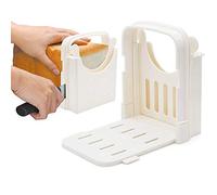 HYAM Bread Slicer, Adjustable Bread/Roast/Loaf Slicer Cutter,Folding Bread Toast Slicer Bagel Loaf Slicer Sandwich Maker Toast Slicing Machine with 5 Slice Thicknesses