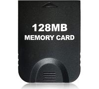 Hyamass 128MB(2043 Blocks) Gamecube Memory Card for Gamecube & Wii, Black | Durable ABS, Plug-and-Play. Stores Multiple Game Saves, Works with Gamecube/Wii, High Speed and Efficient
