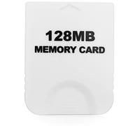Hyamass 128MB(2043 Blocks) Gamecube Memory Card, High Speed Game Memory Card Compatible for Nintendo Gamecube and Wii Console Accessory Kits - White
