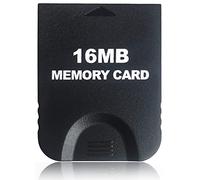 Hyamass 16MB(251 Blocks) Gamecube Memory Card for Gamecube & Wii, Black | Durable ABS, Plug-and-Play. Stores Multiple Game Saves, Works with Gamecube/Wii, High Speed and Efficient