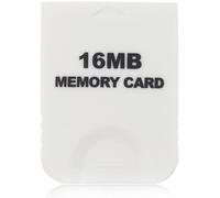 Hyamass 16MB(251 Blocks) Gamecube Memory Card for Gamecube & Wii, White | Durable ABS, Plug-and-Play. Stores Multiple Game Saves, Works with Gamecube/Wii, High Speed and Efficient