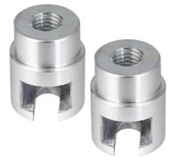 Hyamass 2Pcs Slide Hammer Dent Puller, Strong Car Repair Tools Dent Lifter Puller Pulling Tab Adapter M8M10M12 Screw Accessory Tips for Slide Hammer Removing Most Minor (M10)