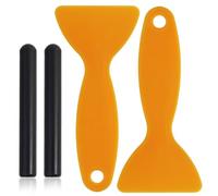 Hyamass 4Pcs Tap Down Tools Set, Paintless Dent Removal Nylon Pen Dent Repair Kit Hand Tool and Plastic Spatula Paint Scrapers