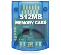 Hyamass 512MB(8192 Blocks) High Speed Gamecube Memory Card, Game Memory Card Compatible for Nintendo Gamecube and Wii Console Accessory Kits - Blue