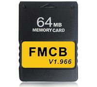 Hyamass FreeMcBoot PS2 Memory Card 64MB v1.966 - Plug & Play FMCB Card for PlayStation 2, Launch Games from HDD/USB (Upgraded External Program Card)