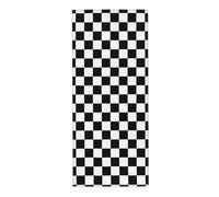Hyaszst Huge F1 Formula One Black & White Chequered,Face Wash Cloth Soft and Towel Fast Drying Washcloth