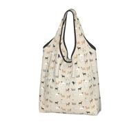 Hyaszst Shoulder Bags HandBags Fold eco-friendly Shopping Bags,Goats Goat Wallpaper Goat Goat Breeds Farm Farm