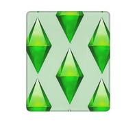 Hyaszst The Sims Plumbob,Square Mouse Pad,Non-Slip Waterproof Mousepad