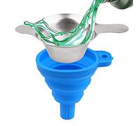Hyber&Cara 3D Printing Resin Filter, Collapsible Silicone Funnel and Stainless Steel Strainer Kit for ANYCUBIC Photon SLA/DLP 3D Printer Resin Filtration