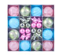 HYBEW Christmas Macaron Ornament Colorful Christmas Hanging Baubles Ornament For Creating A Festival Atmospheres Indoor Outdoors Holiday Decors